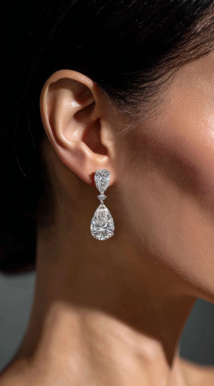 Evokaa Ghaf Leaf Drop Earrings